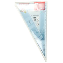 Ekierka prostokątna nierównoramienna ARDA 90, 60, 30 stopni - 35 cm