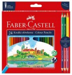 kredki ołówkowe faber castell edycja limitowana z kolorowanką 24 kolory.JPG
