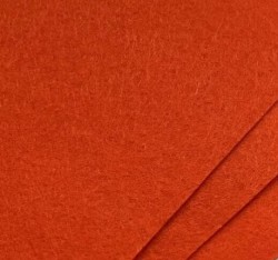 Filc dekoracyjny 2mm 30x40 cm - ciemny / intensywny pomarańcz