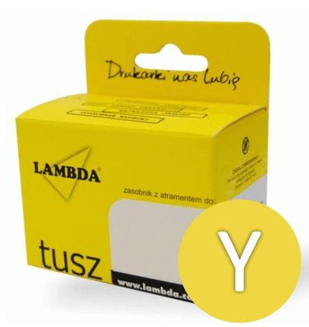 tusz zamiennik do drukarki lambda yellow_aksa.JPG
