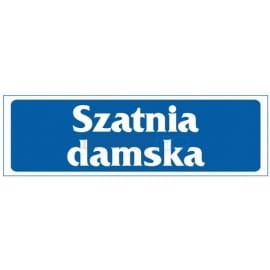 naklejka informacyjna na drzwi szatnia damska.jpg
