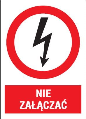 tabliczka anro elektryka nie załączać.JPG