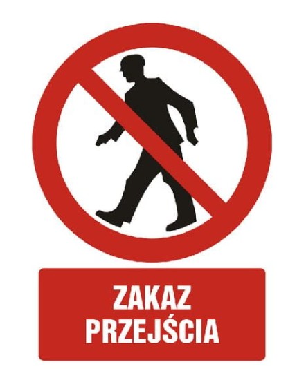 tabliczka zakaz przejścia.JPG