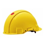 Kask / Hełm ochronny dla budowlańców 3M Solaris G3000 - żółty - WYPRZEDAŻ