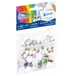 Ruchome oczka Fiorello samoprzylepne kolorowe z rzęsami 5/8/15 mm - 80 sztuk