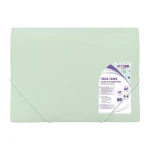 Teczka skrzydłowa PP z gumką Strigo A4 - miętowa (pastelowa zieleń)