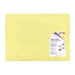 Teczka skrzydłowa PP z gumką Strigo A4 - cytrynowa (pastelowy żółty)