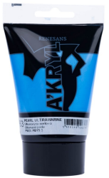 Farba akrylowa Renesans A'kryl 100ml nr 63 - ultramaryna perłowa