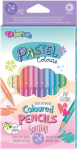 Kredki ołówkowe dwustronne COLORINO Kids - 12+12 kolorów pastelowych (24 kolory/12 sztuk)