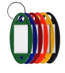 Zawieszki (breloczki) do kluczy Tres jednostronne duże 6 sztuk - mix kolorów