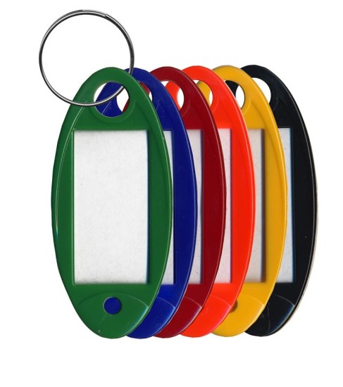 Zawieszki do kluczy breloczki jednostronne tres mix kolorów 6 szt..jpg