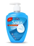 Mydło w płynie z dozownikiem Sara 500 ml - jedwab (biosilk)