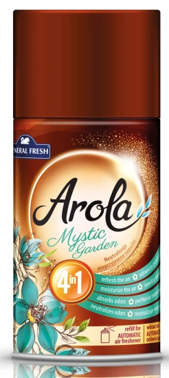 wkład do automatycznych odświeżaczy powietrza arola 250 ml spray tajemniczy ogród.webp