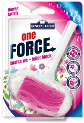 Kostka z koszyczkiem do WC One Force 40g - kwiatowa