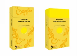 Karteczki elektrostatyczne 7,5 x 15cm 50 sztuk - żółte