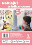 Dwustronne naklejki (ozdoby) elektrostatyczne 3 sztuki - wielkanocne