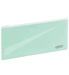 Teczka / koperta plastikowa Grand z suwakiem DL - zielona