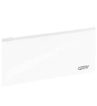 Teczka / koperta plastikowa Grand z suwakiem DL - biała