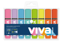 TextMarker (zakreślacz) VIVA 8 kolorów fluorescencyjnych