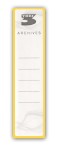 Etykieta do segregatora samoprzylepna 35 x 155 mm - 12 sztuk