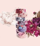 Taśma przylepna ozdobna dekoracyjna Interdruk 15 mm x 5 m - różne wzory (kwiaty, kropki)