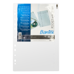 Koszulka groszkowa na dokumenty Bantex A4 zamykana z boku na suwak