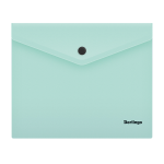 Teczka kopertowa Berlingo Instinct zamykana na zatrzask A5 - miętowa