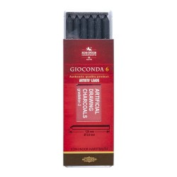 Wkład węgiel do ołówka mechanicznego KOH-I-NOOR Gioconda ∅5,6 mm 12 cm gradacja 2 - 6 sztuk