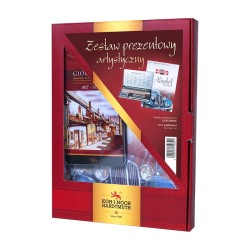 Zestaw prezentowy artystyczny KOH-I-NOOR - kasetka artystyczna Gioconda i blok popPastel