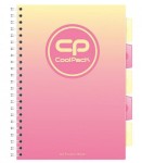 Kołozeszyt z przekładkami A4 CoolPack Gradient Peach 100-kartkowy w kratkę