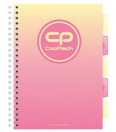zeszyt kołobrulion coolpack 200 kartek kratka A4 gradient peach.JPG