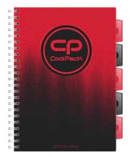 zeszyt kołobrulion coolpack 200 kartek A4 kratka gradient cranberry.JPG