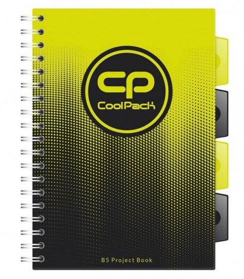 zeszyt kołobrulion coolpack 200 kartek b5 kratka gradient lemon.JPG
