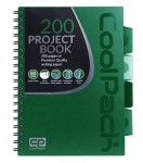 zeszyt na spirali coolpack 200 kartek kratka project book B5 green.JPG