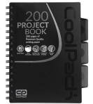 zeszyt na spirali coolpack 200 kartek kratka project book A5 black.JPG