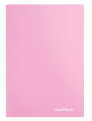 Zeszyt A5 CoolPack PP Pastel Powder Pink 60-kartkowy w kratkę