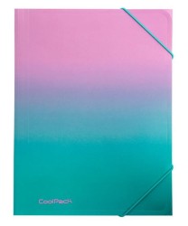 Teczka skrzydłowa PP z gumką CoolPack Gradient Blueberry A4