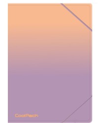 Teczka skrzydłowa PP z gumką CoolPack Gradient Berry A4