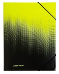 Teczka skrzydłowa PP z gumką CoolPack Gradient Lemon A4