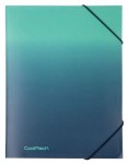 Teczka skrzydłowa PP z gumką CoolPack Gradient Blue Lagoon A4