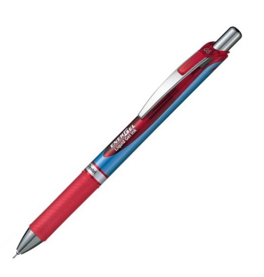 cienkopis pentel energel 0.5mm czerwony.JPG