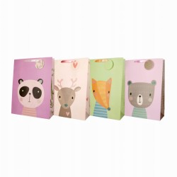 Torebka prezentowa Incood Zwierzątka 31 x 42 x 12 cm - różne wzory 