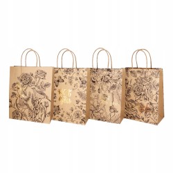 Torebka prezentowa Incood Kraft 26 x 32 x 12 cm - różne wzory