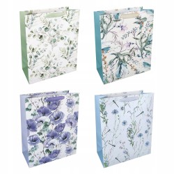 Torebka prezentowa Incood Kwiaty 18 x 23 x 10 cm - różne wzory