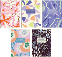 Zeszyt A5 TOP 2000 Floradelic 60-kartkowy w kratkę