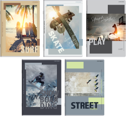 Zeszyt A5 TOP 2000 Poster 60-kartkowy w linie