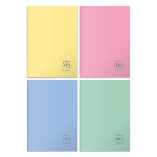 zeszyt herlitz 60 kartkowy w kratkę PP Eco pastel.webp