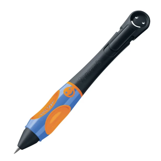 ołówek pelikan griffix 2 do nauki pisania neon black.webp