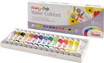 Farby akwarelowe w tubkach Pentel - 15 kolorów