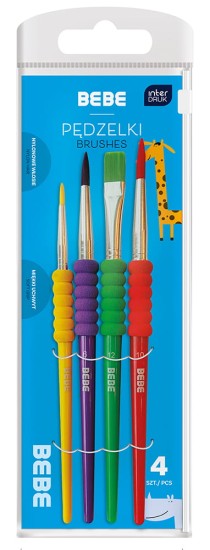 Pedzelki z uchwytem 4 szt. BB KIDS_5902277327789.jpg